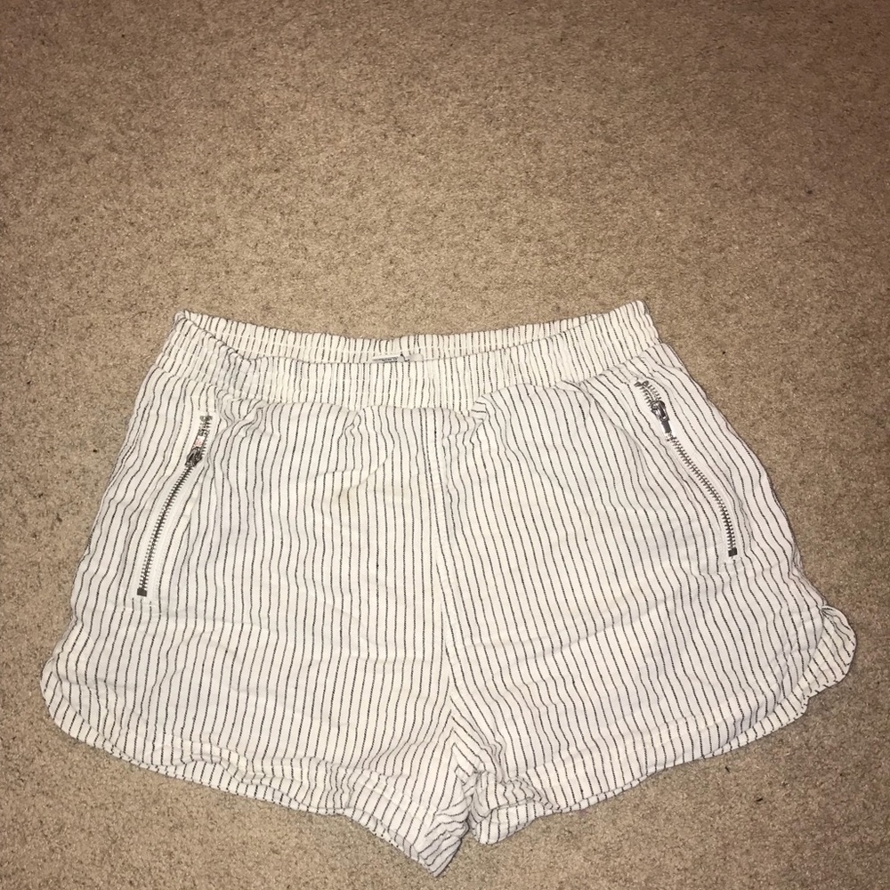 Black and white striped shorts!
